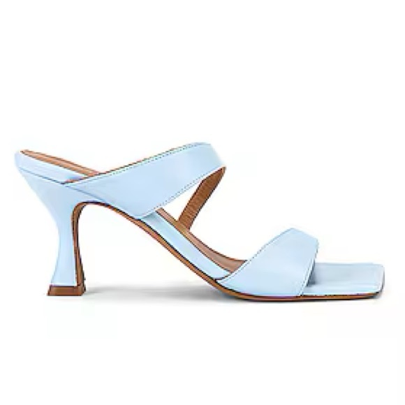 Tora Light Blue ‘Taylor’ Heeled Sandals, Size 8 - Picture 1 of 1